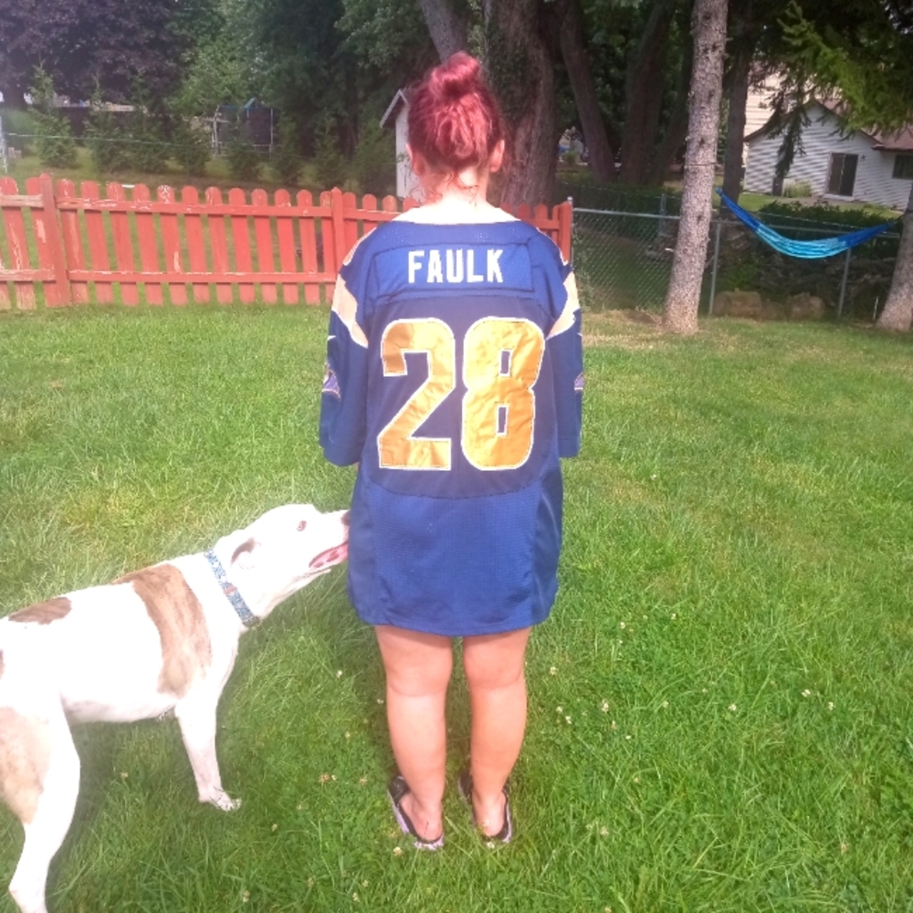 Ram's great, Marshall Faulkner, #28, NFL licenced Jersey, by Nike